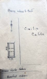 2 – Schiță de plan – capelă mortuară, 1940 (BJAN Tulcea)